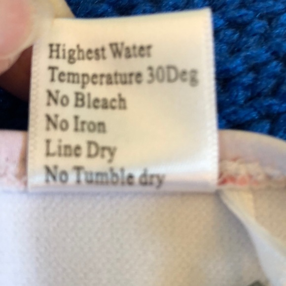 NWT Sheridyn Fisher Pink and Gray Bikini Bottom - Size 10/Large - Picture 5 of 5